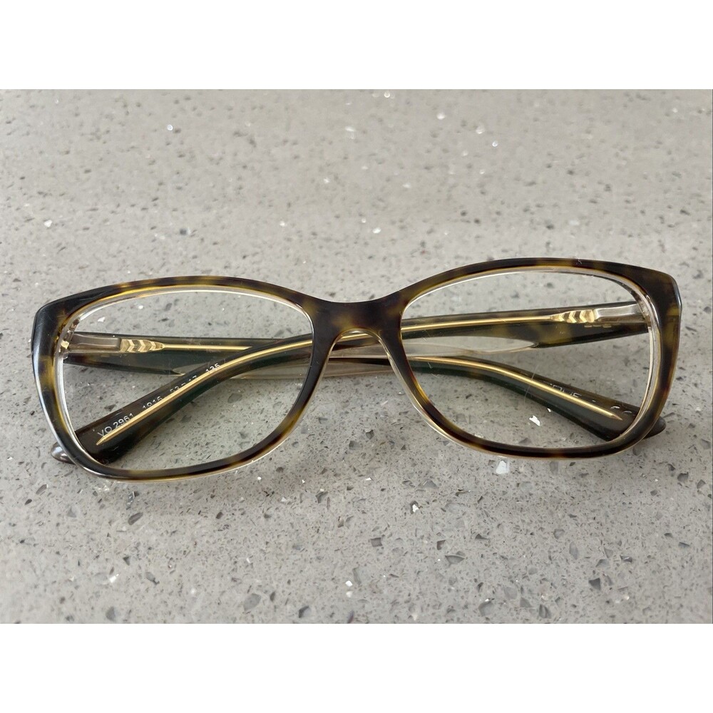 Vogue Eyeglasses Frames ONLY VO2961 1916 Womens Brown Full Rim 53-17-135 tortois